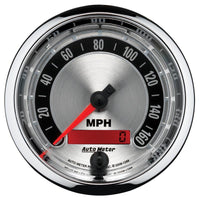 AutoMeter Gauge Speedometer 3-3/8in. 160MPH Elec. Programmable American Muscle