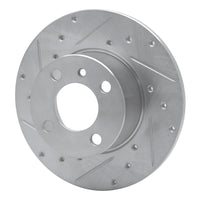 R1 Concepts R1 77-83 BMW 320I (USA/Canada) Front Left Drilled & Slotted Silver Brake Rotor