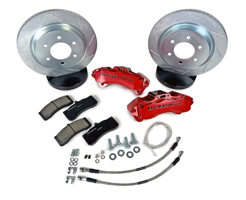 Baer Brakes 21-26 Ford Bronco 13.5in 6T Front SZ Brake Kit - Fire Red