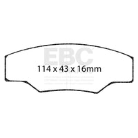 EBC Brakes Yellowstuff Performance Brake Pads