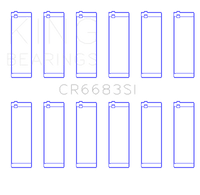 King Engine Bearings Chevrolet 262 (Od+.002in) (Size +0.75mm) Connecting Rod Bearing Set