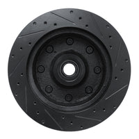 R1 Concepts R1 78-81 Dodge B300 Van (71-74) / B300 (75-80) Front Left Drilled & Slotted Black Brake Rotor