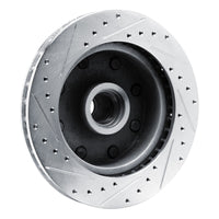 R1 Concepts R1 80-85 Ford F-250 2WD (Excl Super Duty) Front Right Drilled & Slotted Silver Brake Rotor