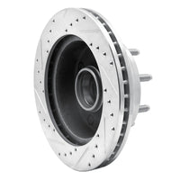 R1 Concepts R1 80-85 Ford E-350 Econoline Club Wagon Front Right Drilled & Slotted Silver Brake Rotor