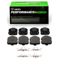 R1 Concepts R1 06-13 Chevrolet Corvette Rear Performance Sport Pads & Hardware Kit