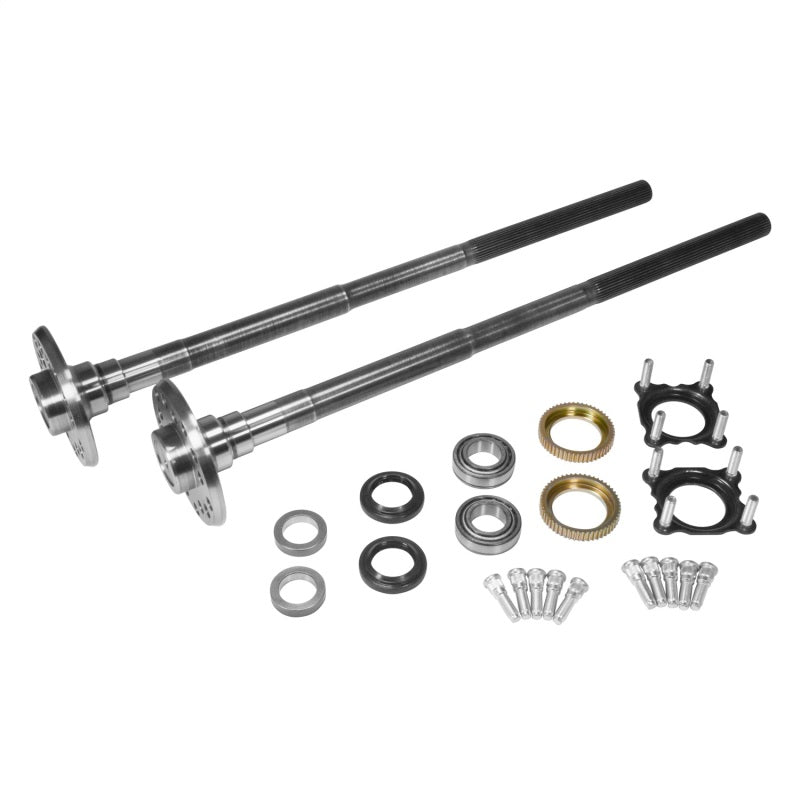 Yukon Gear & Axle Yukon Gear Chromoly Rear Axle Kit Dana 44 Jeep JK Non-Rubicon 30 Spline 32in Long