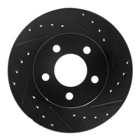 R1 Concepts R1 95-02 Ford Ranger (USA/Canada) Front Right Drilled & Slotted Black Brake Rotor