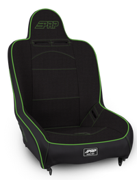 PRP Seats PRP Premier High Back Suspension Seat- Black/Green Tweed