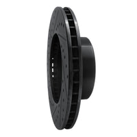 R1 Concepts R1 91-99 Mercedes-Benz S350 Front Right Drilled & Slotted Black Brake Rotor