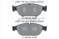 PAGID Racing T8109SP2001 STREET+ Brake Pads
