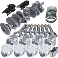 Eagle Chevy LT1 350 1Pc 3.750in Crank 5.700in I-Beam Rods -18cc 4.040in Pistons Rotating Assembly