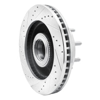 R1 Concepts R1 06-12 Ford F-250 2WD (Super Duty) Front Right Drilled & Slotted Silver Brake Rotor
