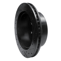 R1 Concepts R1 99-07 Ford E-250 Econoline Rear Left Drilled & Slotted Black Brake Rotor