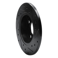 R1 Concepts R1 81-87 Renault ALLIANCE Front Left Drilled & Slotted Black Brake Rotor