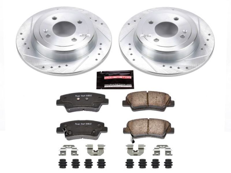 PowerStop Power Stop 12-18 Hyundai Accent Rear Z23 Evolution Sport Brake Kit