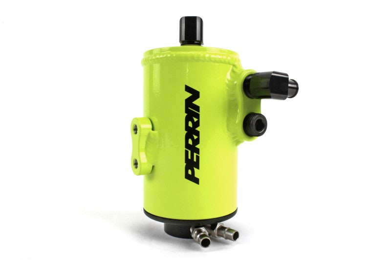 Perrin Performance PERRIN 02-14 Subaru WRX / 04-21 STI / 05-09 LGT & OBXT (w/FMIC Only) Air Oil Separator - Neon Yel.