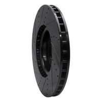 R1 Concepts R1 2010-2017 Land Rover Range Rover Sport Front Right Drilled & Slotted Black Brake Rotor