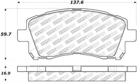 StopTech Street Select Brake Pads - Front/Rear