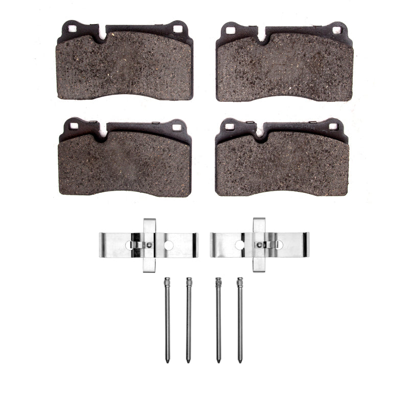R1 Concepts R1 06-19 Chevrolet Corvette Front/Rear Semi Met Pads & Hardware Kit