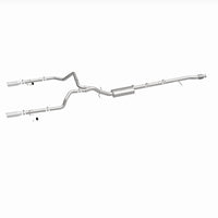 MagnaFlow 2019 Chevy Silverado 1500 V8 5.3L/V6 4.3 Street Series Dual Exit Exhaust w/ Polished Tips
