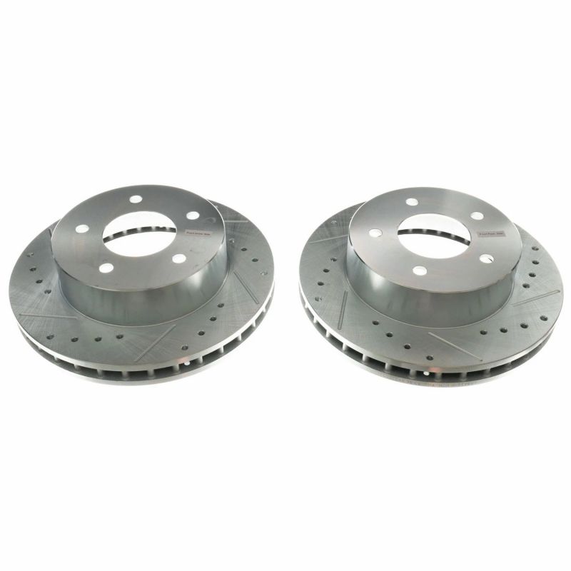PowerStop Power Stop 90-02 Chevrolet Astro Front Evolution Drilled & Slotted Rotors - Pair