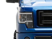 Raxiom 09-14 Ford F-150 Axial Series Headlight w/ SEQL LED Bar- Black Housing (Clear Lens)