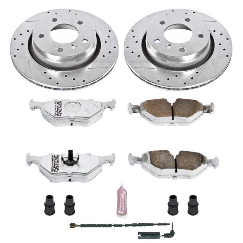 PowerStop Power Stop 2000 BMW 323i Rear Z26 Street Warrior Brake Kit