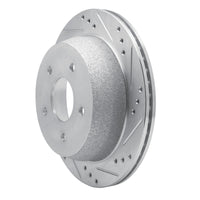 R1 Concepts R1 1998-2005 Chevrolet Blazer Rear Right Drilled & Slotted Silver Brake Rotor