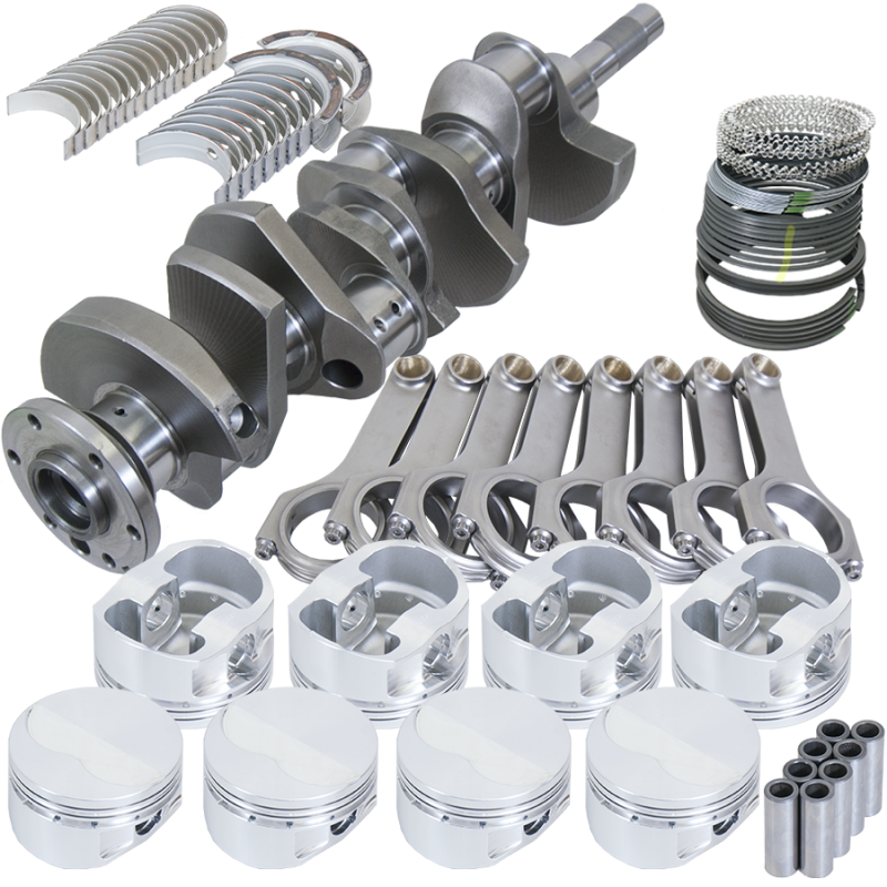 Eagle Ford FE 3.980in Crank 6.490in H-Beam Forged 4032 -6.2cc 4.185in Pistons Rotating Assembly
