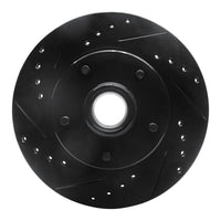 R1 Concepts R1 1978-1990 Buick Estate Wagon Front Left Drilled & Slotted Black Brake Rotor