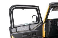 Bestop 97-06 Jeep Wrangler TJ Fabric Door Skins (Black Diamond)