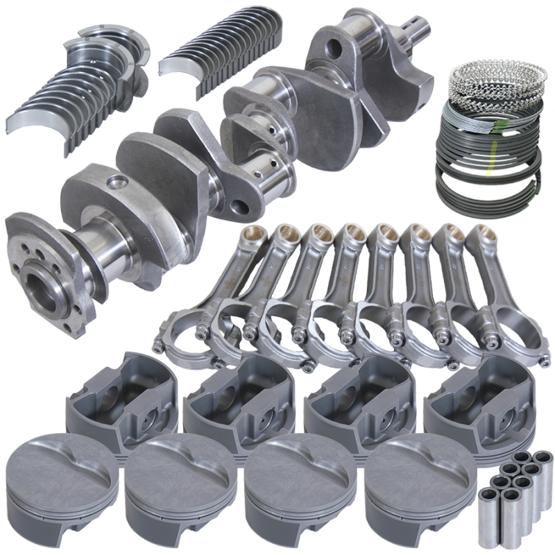 Eagle Chevy 350 3.750in Crank 6.000in I-Beam Rods -5cc Flat Top 4.040in Pistons Rotating Assembly