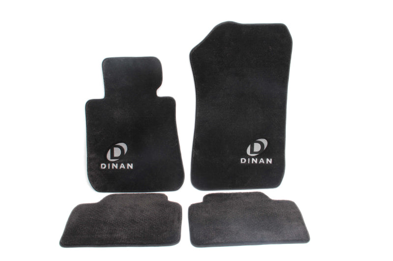 Dinan 13-17 BMW M6 F13 Signature Floor Mats Black w/ Silver Logo - Set of 4