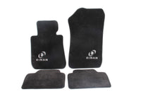Dinan 13-17 BMW M6 F13 Signature Floor Mats Black w/ Silver Logo - Set of 4
