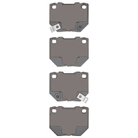 DFC 06-07 Subaru Impreza Rear 5000 Advanced Semi Metallic Brake Pads