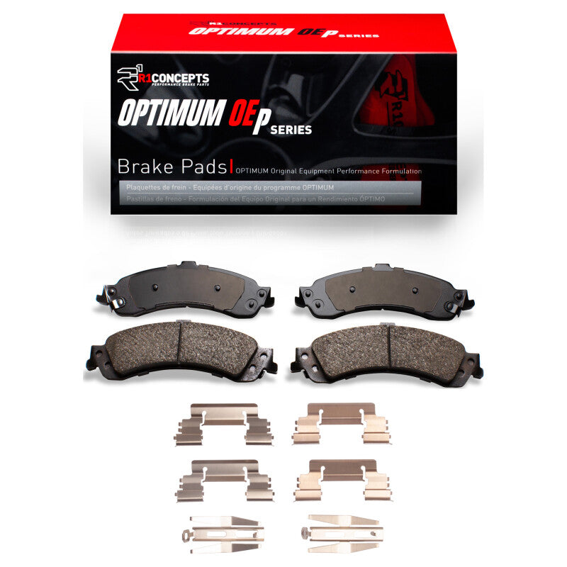 R1 Concepts R1 2000-2006 Cadillac Escalade Rear R1 Optimum OE Pads & Hardware Kit