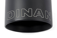 Dinan Double-Walled 4in Clamp-On Exhaust Tip - Black - 4in Outlet / 3in Inlet