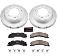 PowerStop Power Stop 2011 GMC Sierra 3500 HD Front Z17 Coated Brake Kit