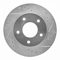 R1 Concepts R1 75-79 Ford Thunderbird Left Rear Drilled & Slotted Silver Brake Rotor