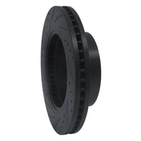 R1 Concepts R1 12-21 Nissan NV1500 Front Right Drilled & Slotted Black Brake Rotor