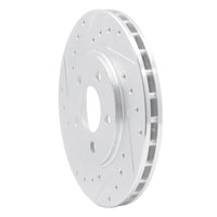 R1 Concepts R1 95-00 Chrysler SEBRING Front Left Drilled & Slotted Silver Brake Rotor