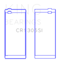 King Engine Bearings King 03-15 Dodge Cummins Diesel 5.9L L6 (Size 0.25) Cracked Rod Bearing (Must Order 6 for Set)