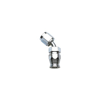 Russell Performance -6 AN Endura PowerFlex Power Steering 45 Degree Hose Ends