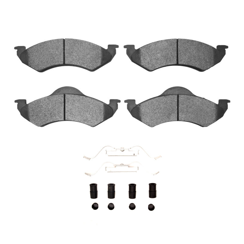R1 Concepts R1 2000-2002 Dodge Dakota RWD Front R1 Super Duty Pads & Hardware Kit