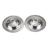 PowerStop Power Stop 06-09 Pontiac Solstice Rear Evolution Drilled & Slotted Rotors - Pair