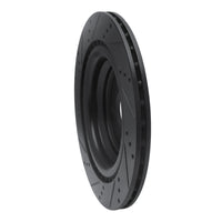 R1 Concepts R1 13-19 Mercedes-Benz GLS450 Rear Right Drilled & Slotted Black Brake Rotor
