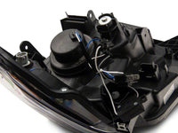 Raxiom 14-21 Toyota Tundra Axial Series Projector Headlights w/ LED Bar- Black Housing (Clear Lens)