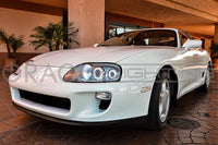 ORACLE Lighting Oracle 93-98 Toyota Supra LED Headlight Halo Kit - Red