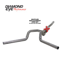 Diamond Eye Performance Diamond Eye KIT 4in Catback MFLR RPLCMENT PIPE DUAL SS: 2006-2007.5 CHEVY/GMC 6.6L 2500/3500