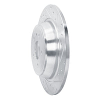 R1 Concepts R1 13-20 Ford Fusion Rear Right Drilled & Slotted Silver Brake Rotor